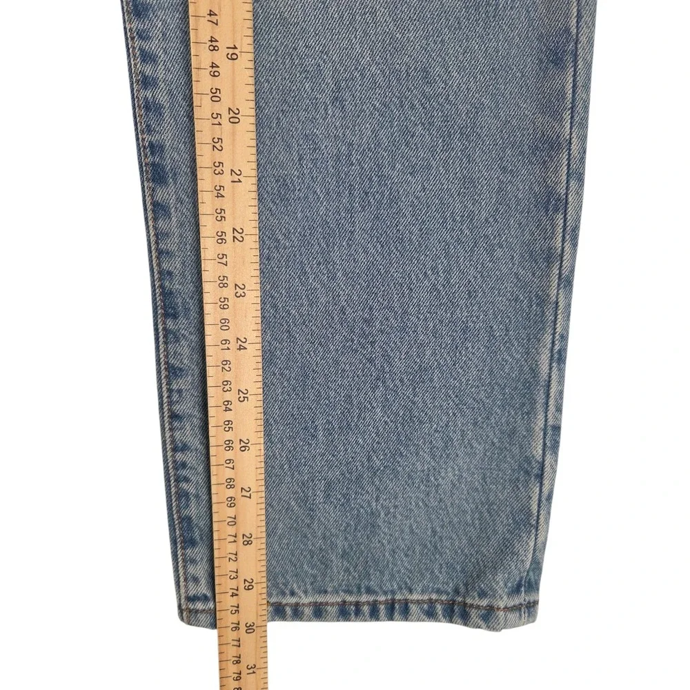 New Levi's 501 Original Jeans‎ Mens 32x30 Blue Distressed Straight Leg